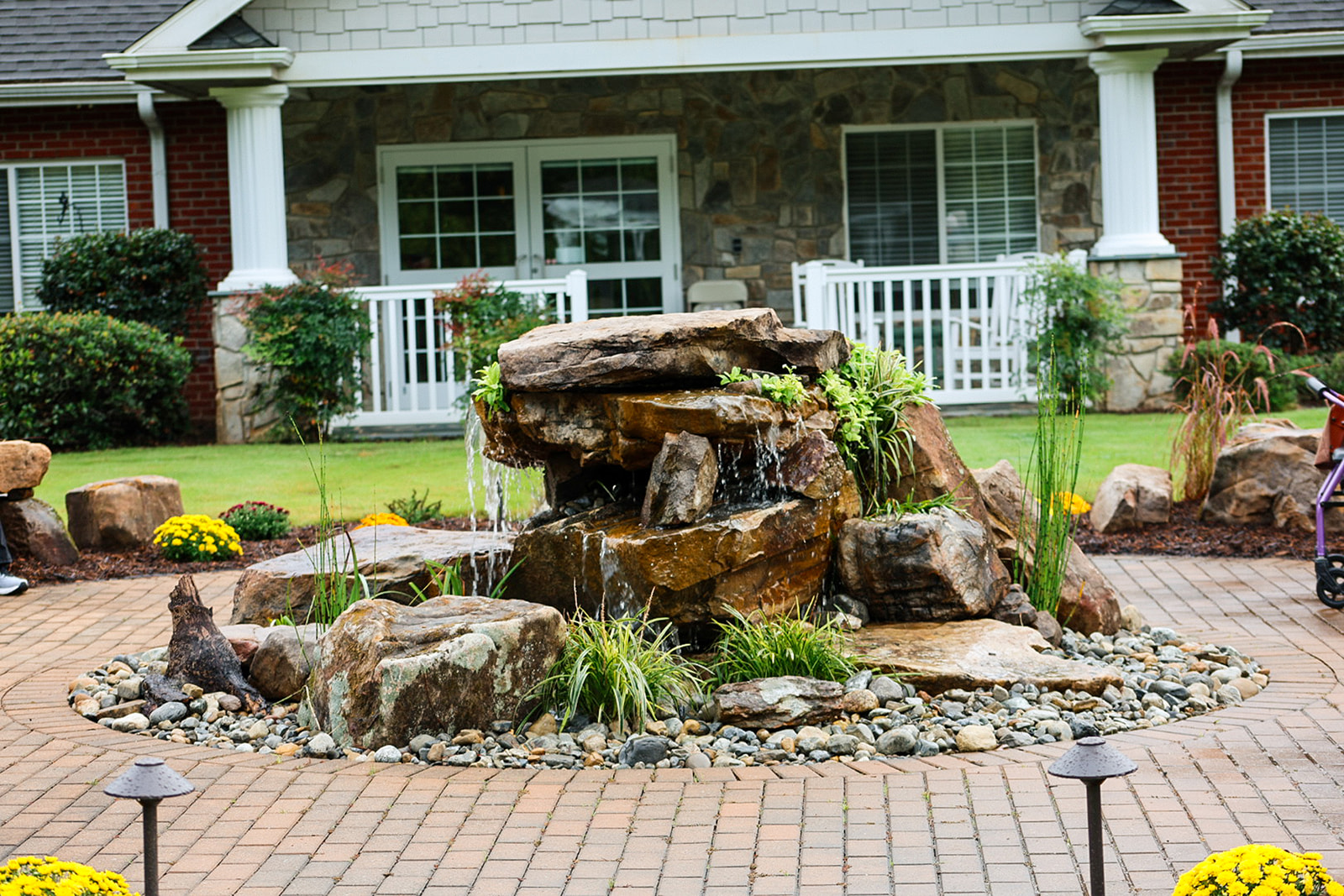 Alderwood of Davidson County Unveils New Water Feature at Hinkle Hospice House to Offer Peace, Healing, and Hope